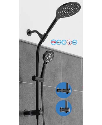 SB25913560BK<br/>Unique Drill-free Slide Bar Combo