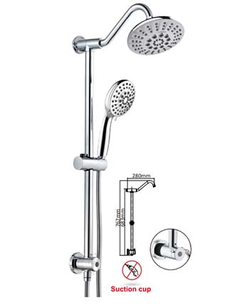 SB23916701CP/SB23906701CP<br/>Antique Drill-Free Slide Bar Combo