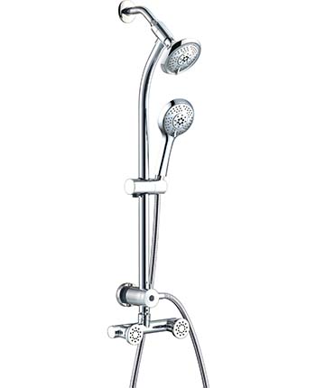 SB24215361CP <br/>Classic Drill-Free Slide Bar with Body Jet