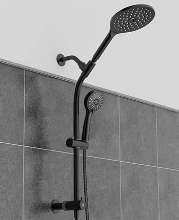 SB25913150-02BK<br/>Unique Drill-free Slide Bar Combo