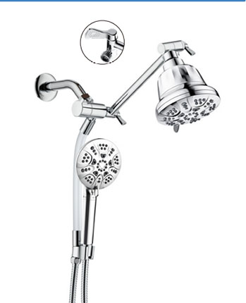 SS6751-02CP<br/>Stainless Steel Tube  Filter Shower Combo