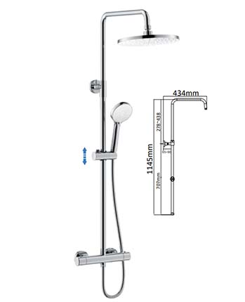 SB25513631CP<br/>Adjustable Shower System