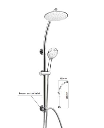 SB23403500CP<br/>Adjustable Arc Sliding Bar Set 