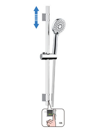 SB25403631CP<br/>Easy Installation  Sliding Bar Set